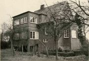 Haus Bockhorn 1955, von hinten mit Obstbumen